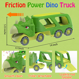 Veslier pull-back dino car 1 enables quick, battery-free fun