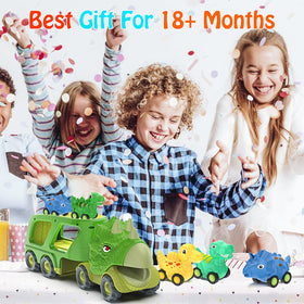 Veslier pull-back dino car 4 ideal for shared playtime