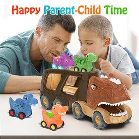 Brightly colored Veslier dinos stimulate imaginative play.