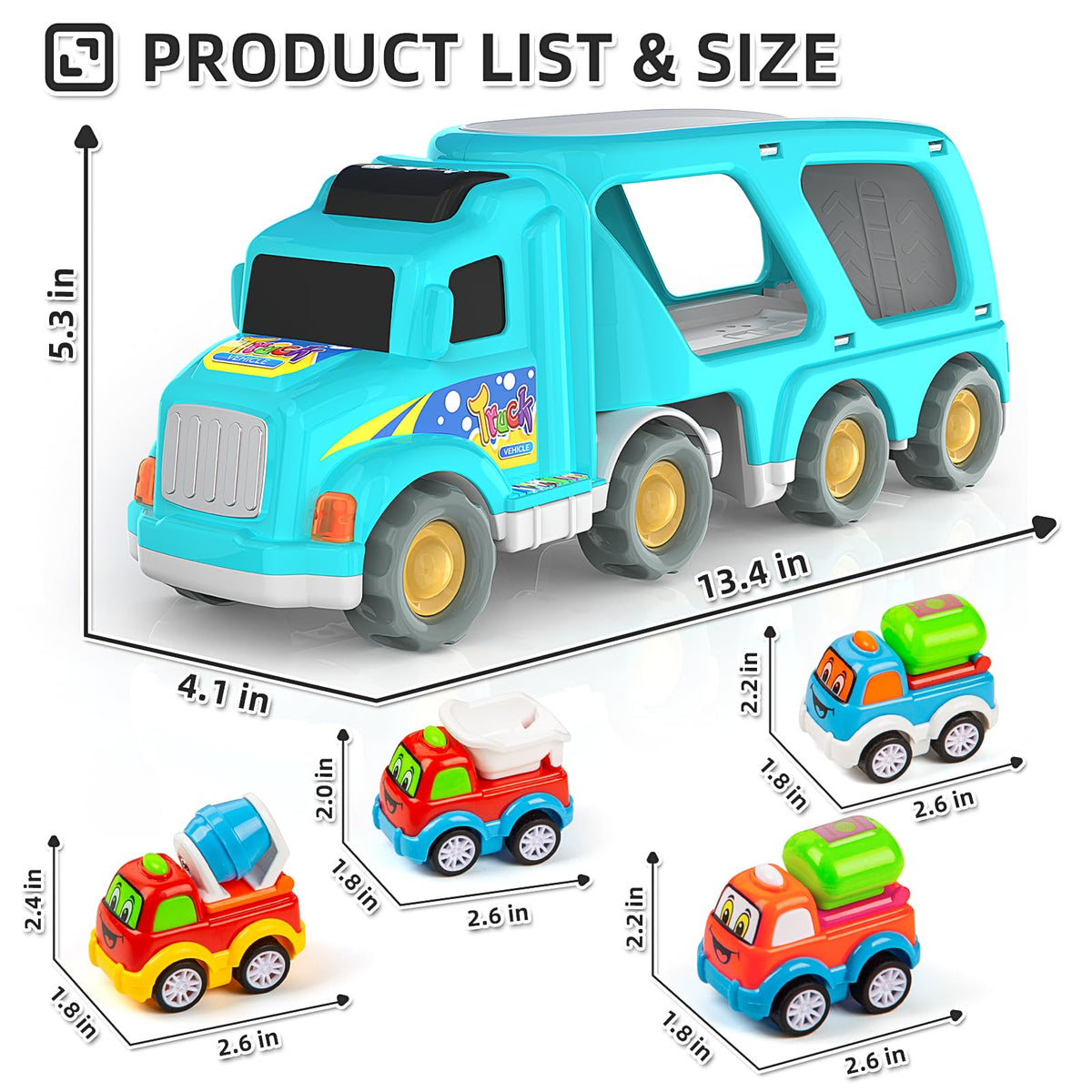 Veslier mini cement mixers in bright colors boost pretend construction and coordination