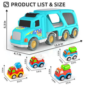 Veslier mini cement mixers in bright colors boost pretend construction and coordination