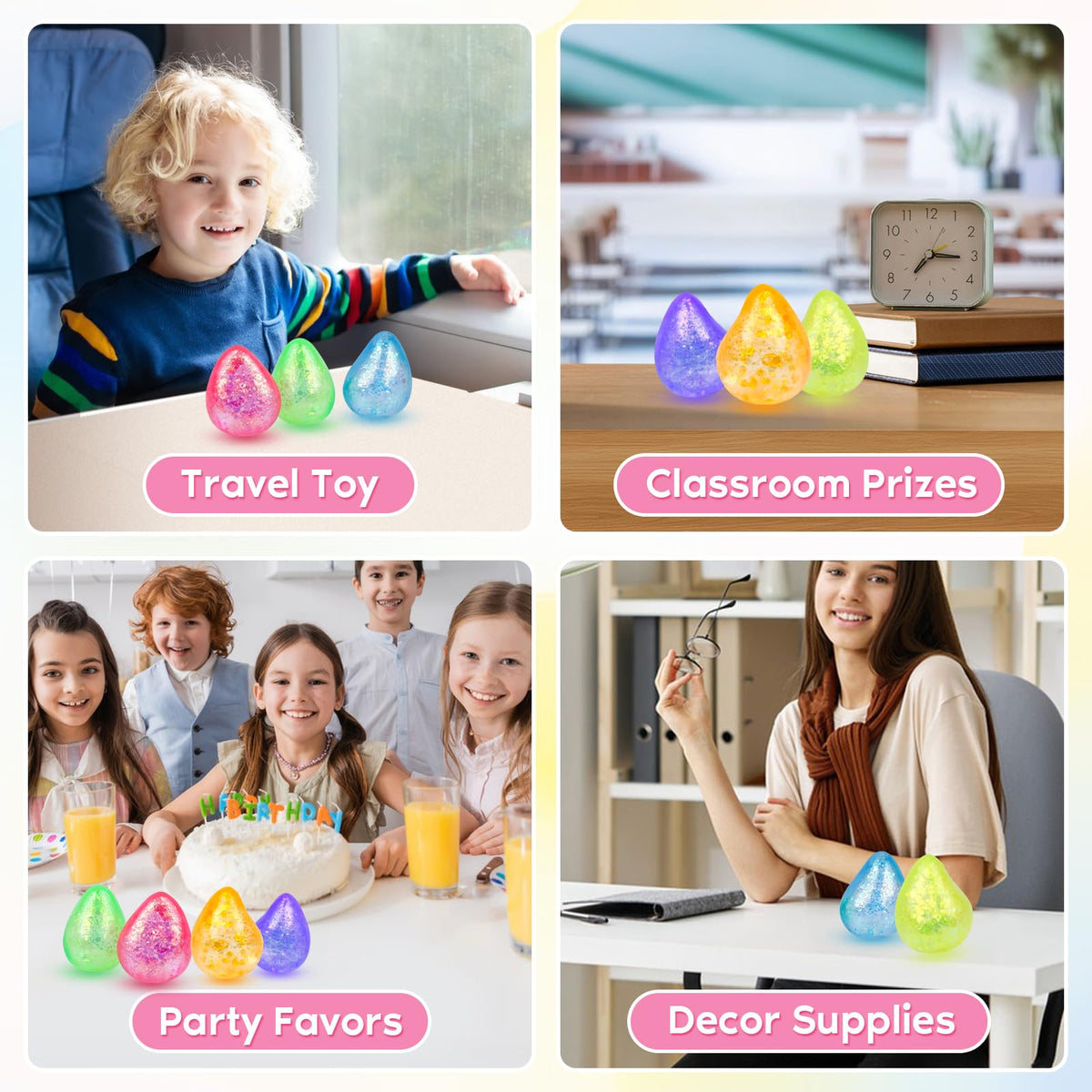 Classroom rewards or party favors with VESPRO stress balls