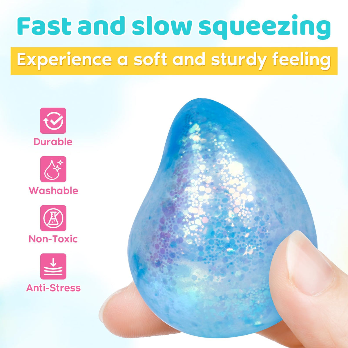 Elegant gift box packaging for VESPRO stress balls
