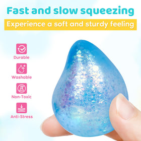 Elegant gift box packaging for VESPRO stress balls