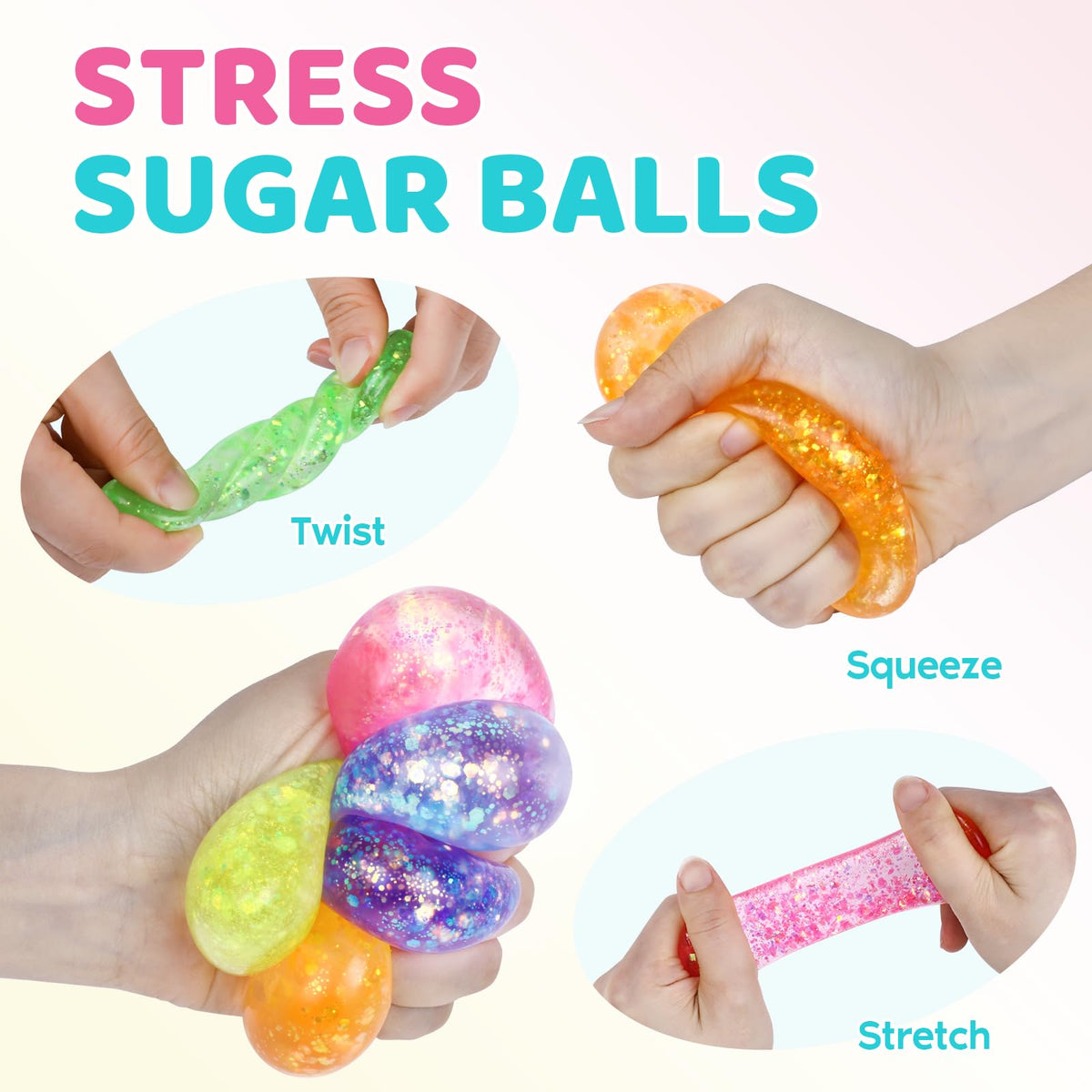 Hand therapy squishy ball enhances grip with soft, responsive texture