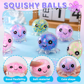 VESPRO Octopus Fidget Ball with bright colors for focus and fun