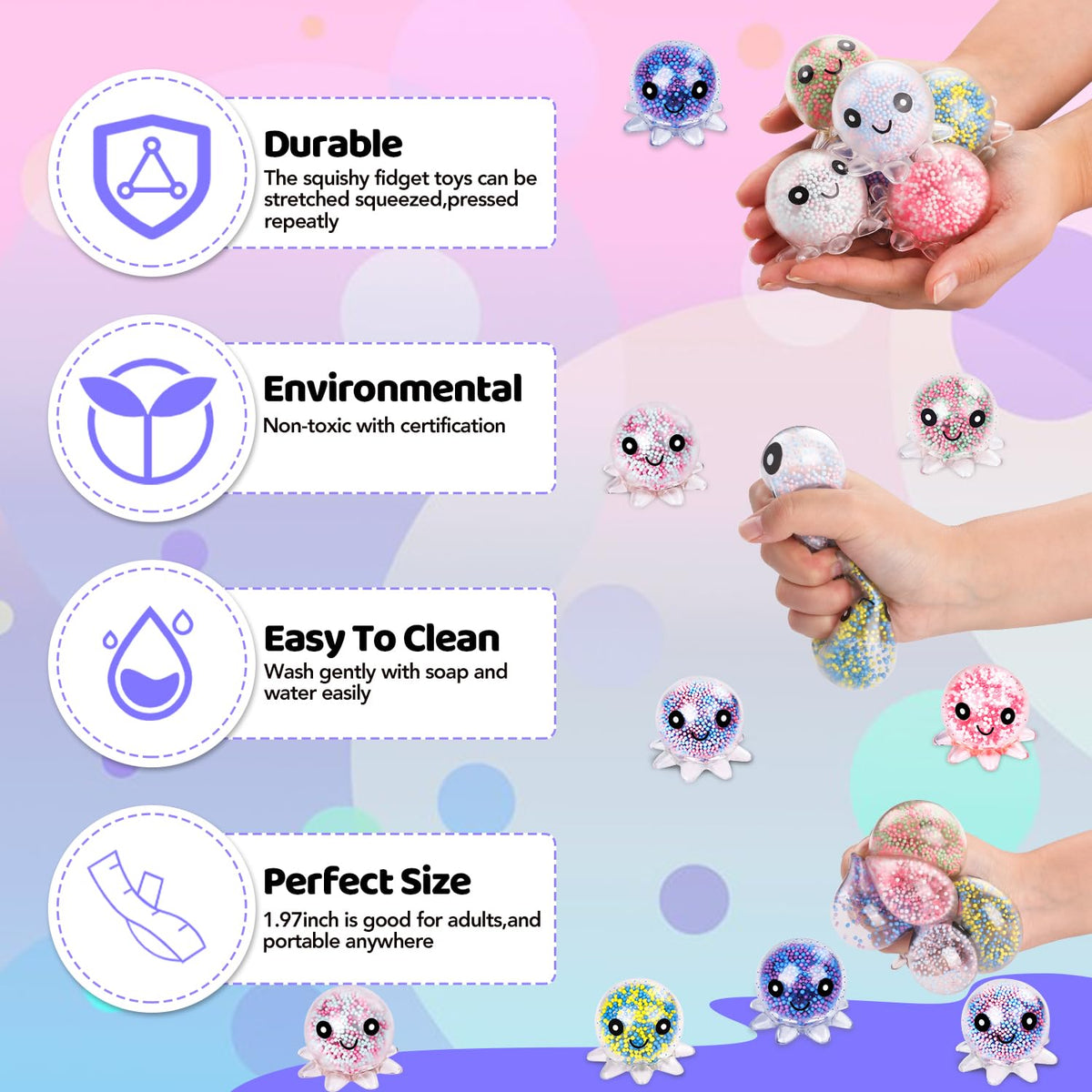 VESPRO Octopus Fidget Ball used as party favors and gifts