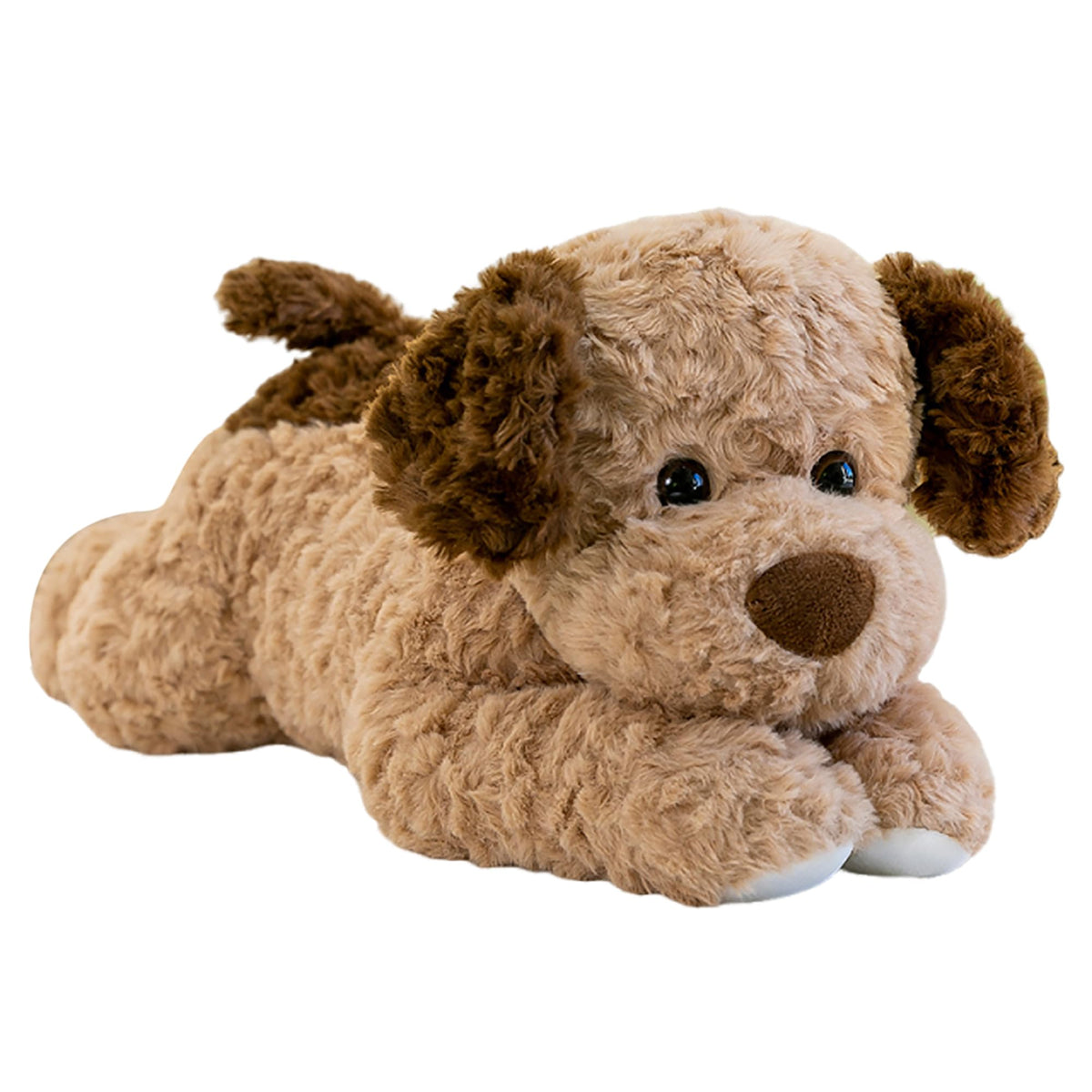 VETENSO 18-inch weighted dog plush toy, front view, soothing pressure for calm moments.