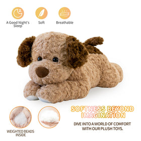 VETENSO dog plush bedtime snuggle, soft warmth promoting restful evenings.