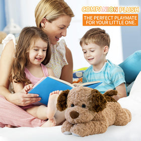 VETENSO dog plush gift-ready packaging, ideal present for dog lovers and kids.