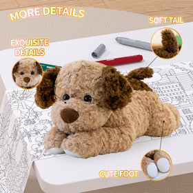 VETENSO dog plush travel companion, 18-inch size for on-the-go comfort.