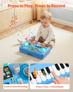 VEVOR Baby DJ Table record-playback feature encourages imaginative storytelling during play