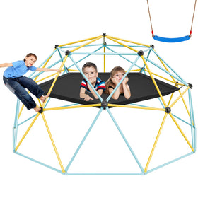 VEVOR climbing dome 10ft exterior view, ideal for backyard play and group activity.