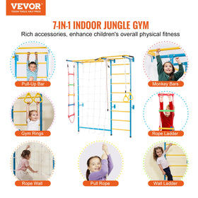 VEVOR Jungle Gym rings help develop upper body coordination during play