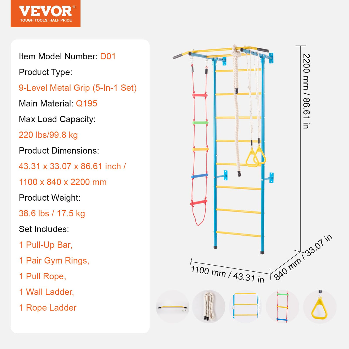 VEVOR toddler-friendly design supports safe exploration and confidence