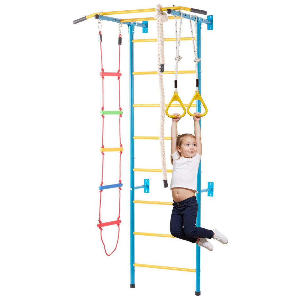 VEVOR indoor jungle gym wall assembly for kids' active play