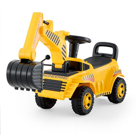 VEVOR ride-on toddler car front view highlights compact, kid-friendly design.