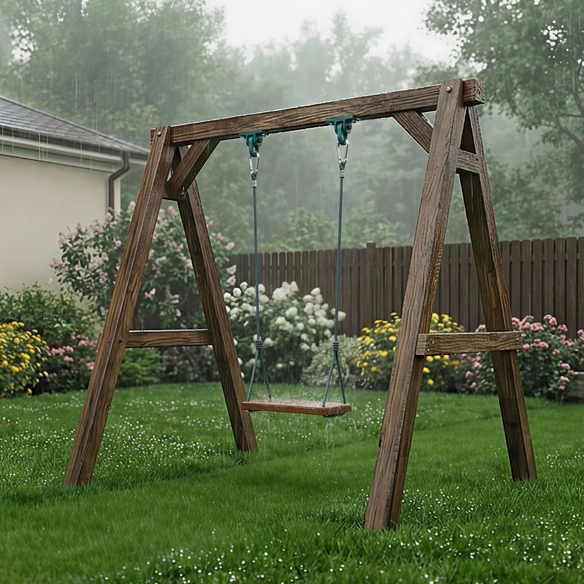 VEVOR dual-bearing brackets delivering smooth, quiet swings