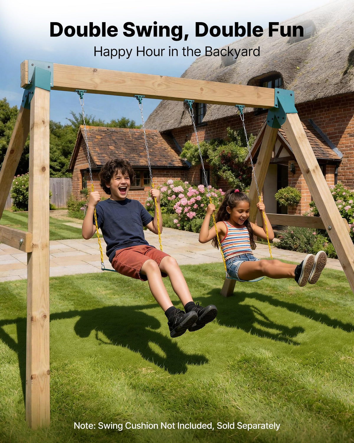 VEVOR outdoor-ready brackets resist rust for long-lasting backyard use
