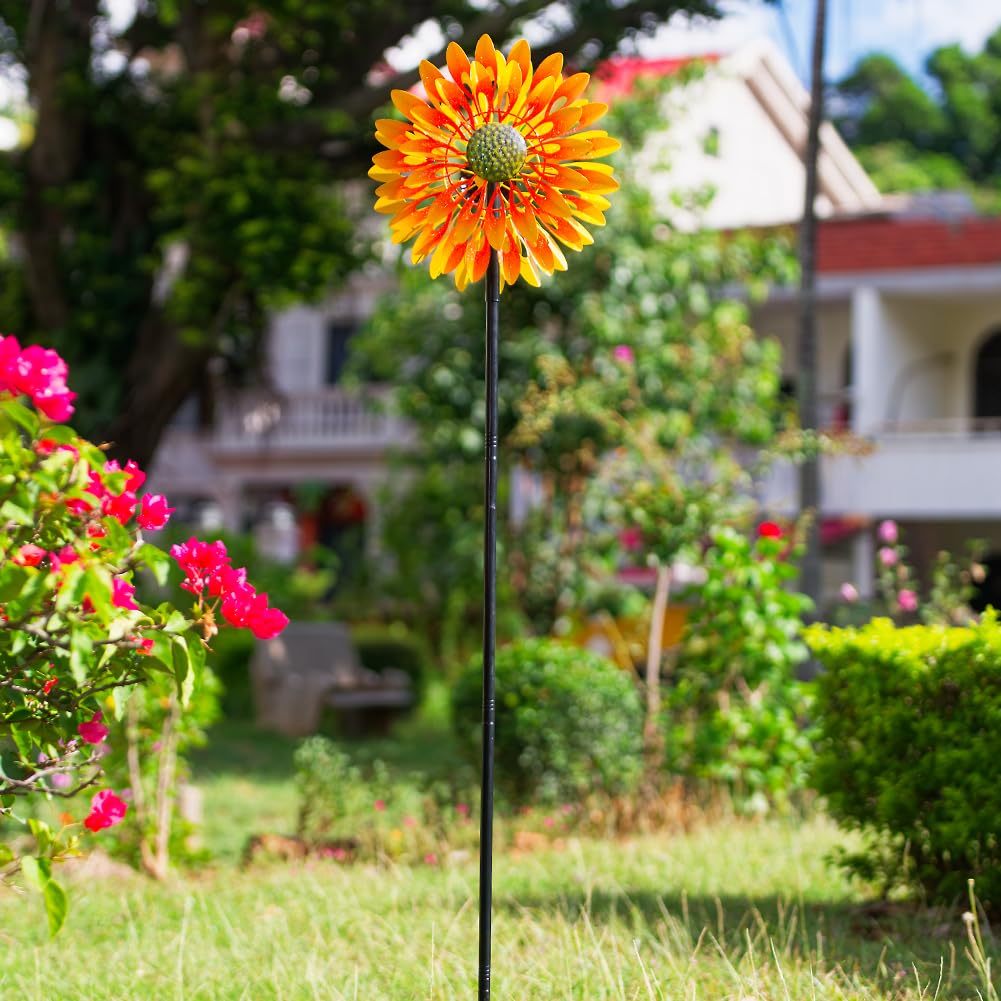 VEWOGARDEN 360-degree rotation provides dynamic motion from any wind direction.