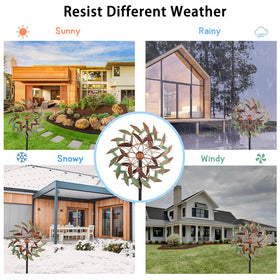 VEWOGARDEN 360° spinner uses anti-rust paint for durable outdoor use