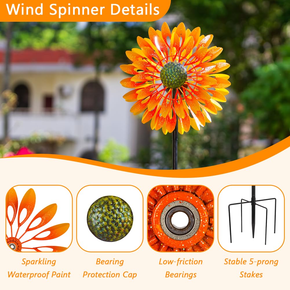 VEWOGARDEN sunflower disk textures create a colorful focal point in garden.
