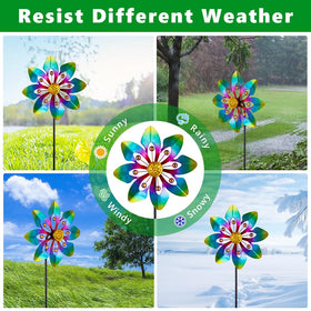 VEWOGARDEN anti-rust coating on outdoor wind spinner