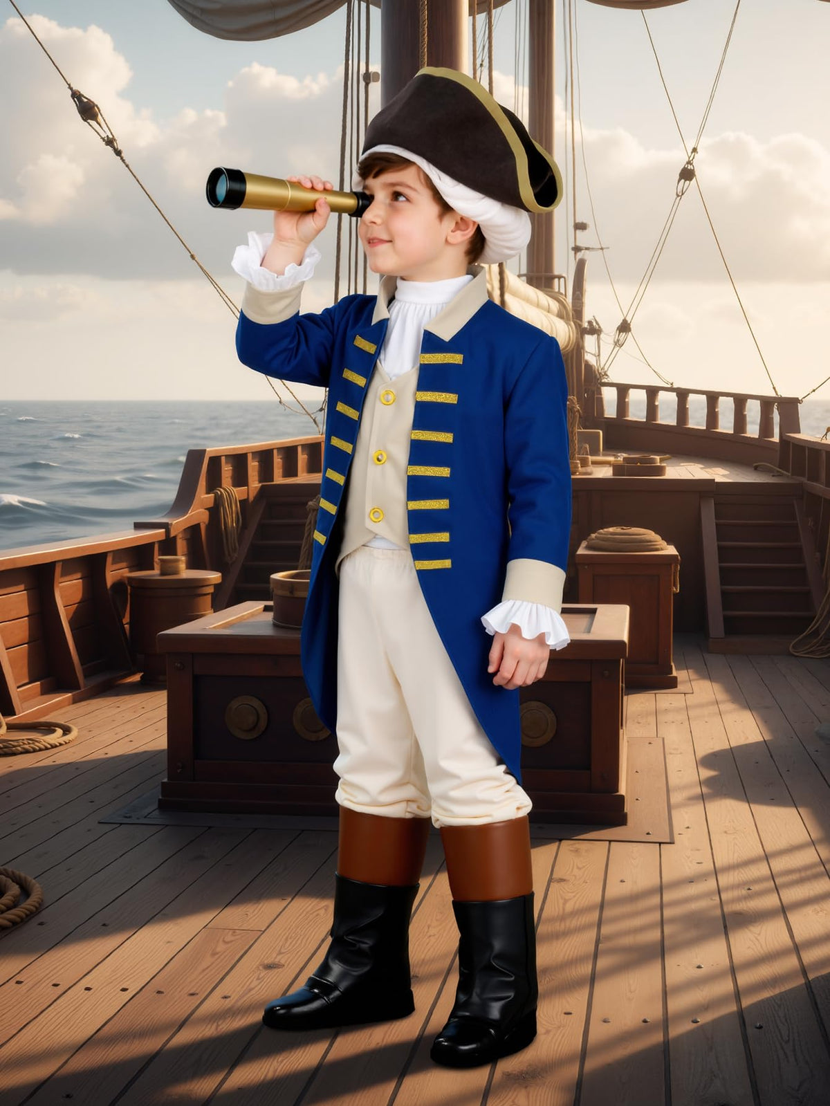 VEXOOM George Washington collar adds authentic historic detail for cosplay