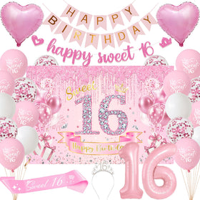 VeyoCraft Sweet 16 banner for eye catching party signage