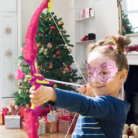 VGOFUN outdoor play archery set enables backyard imagination and fun