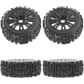 Vgoohobby tires on wheel rim assembly demonstrating quick removal and replacement