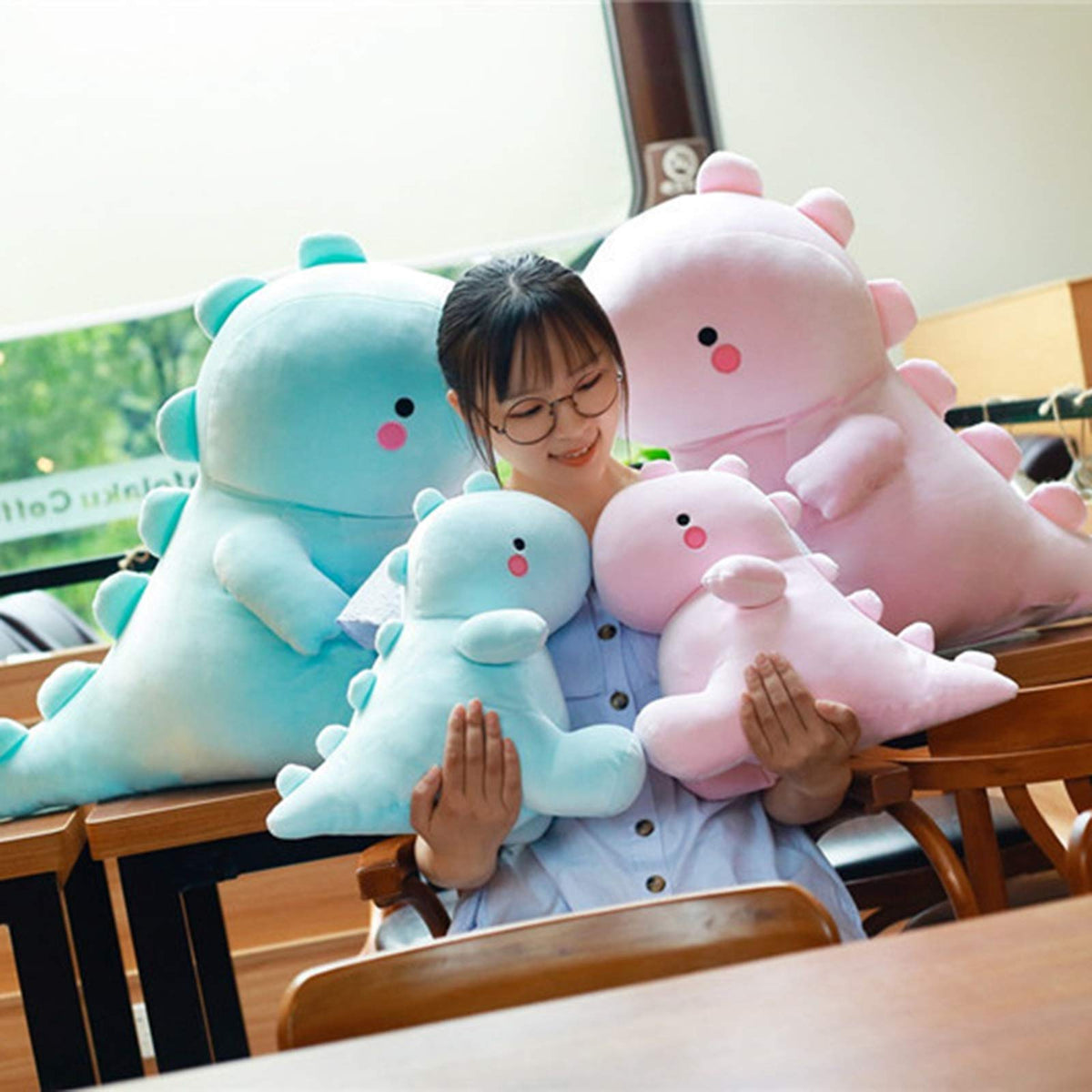 VHYHCY velvety dino soft toy with gentle tactile comfort.