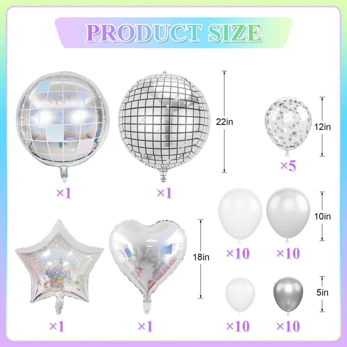 Vibzox pearl white 10-inch balloons add elegant, balanced volume to arches.