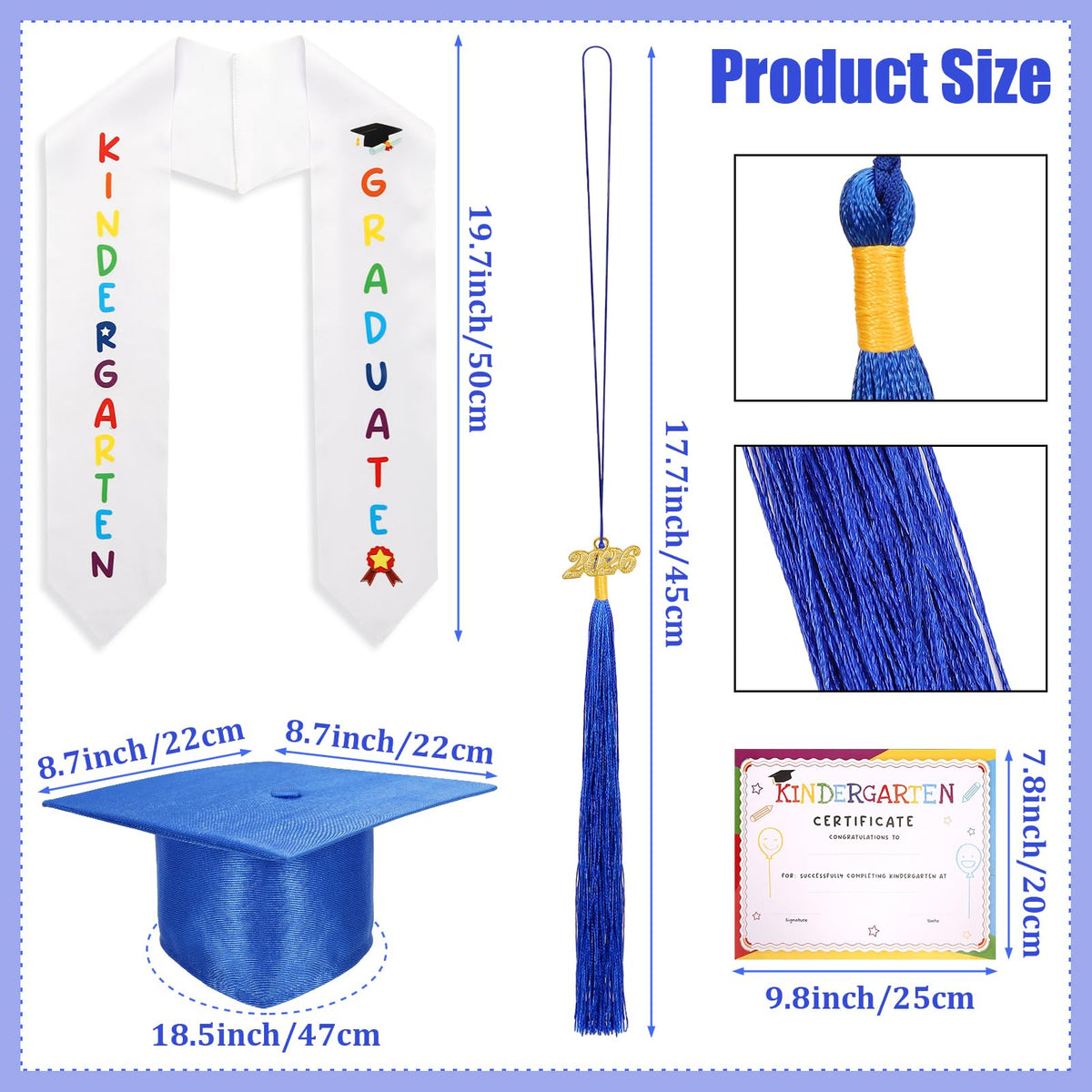 VICAMB cap with 2026 tassel—secure fit for lasting photos.