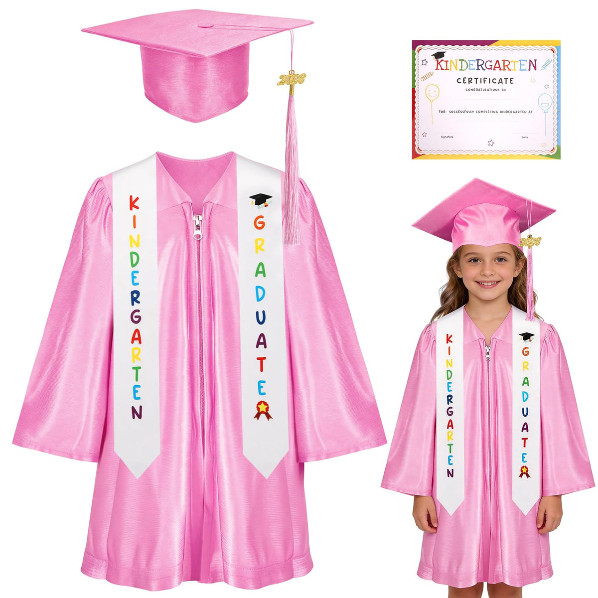 VICAMB kindergarten graduation cap with 2026 tassel, ideal for festive photos and keepsake memories.