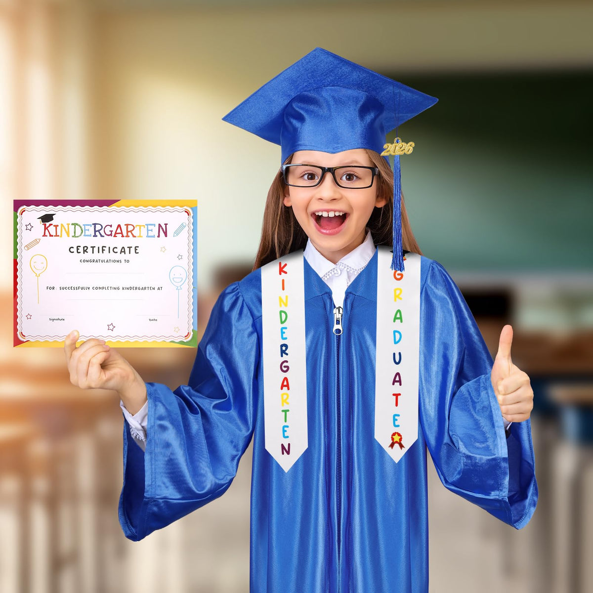 VICAMB kindergarten graduation certificate—keepsake for proud moments.