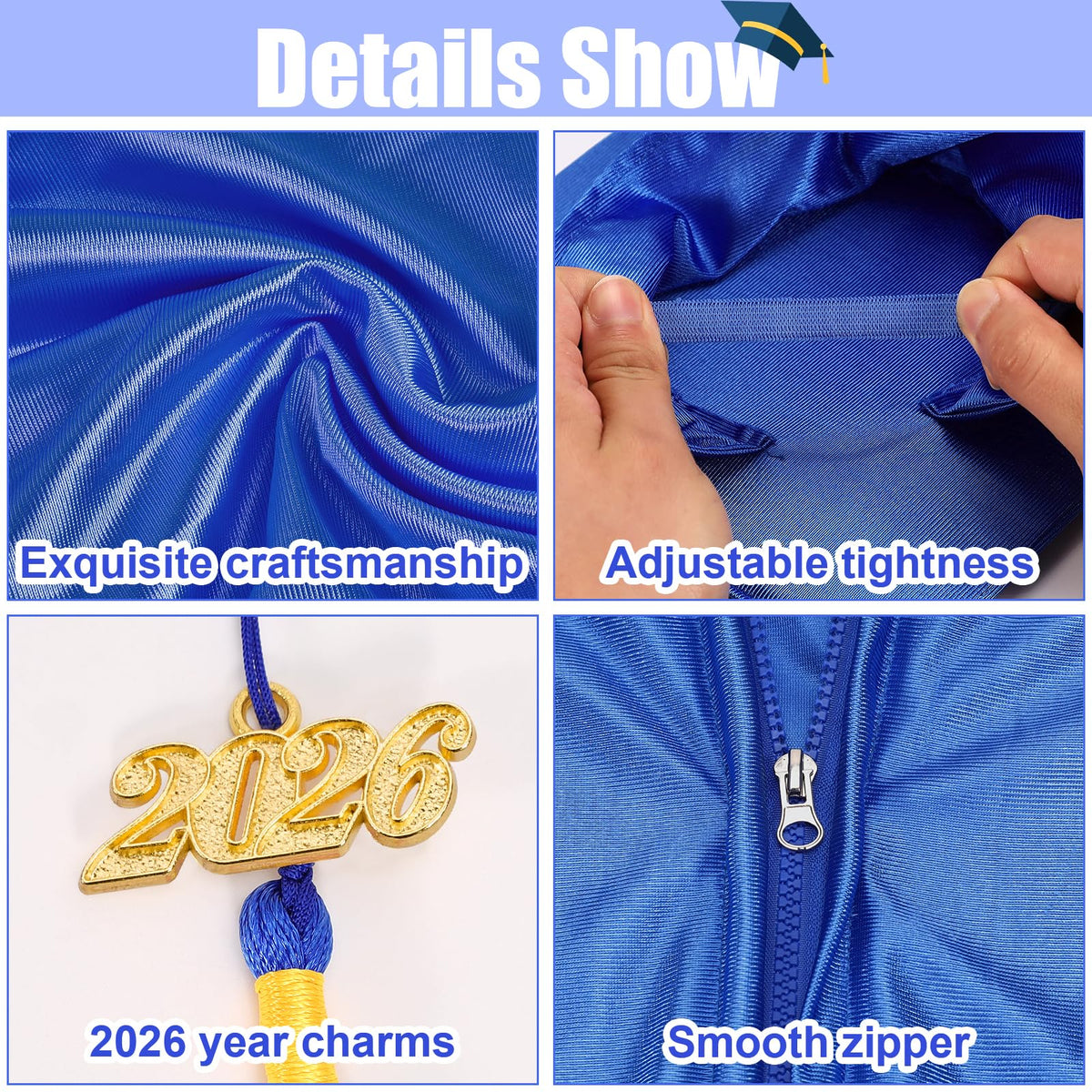VICAMB graduation sash—white sash with 2026 tassel adds a bright finish.