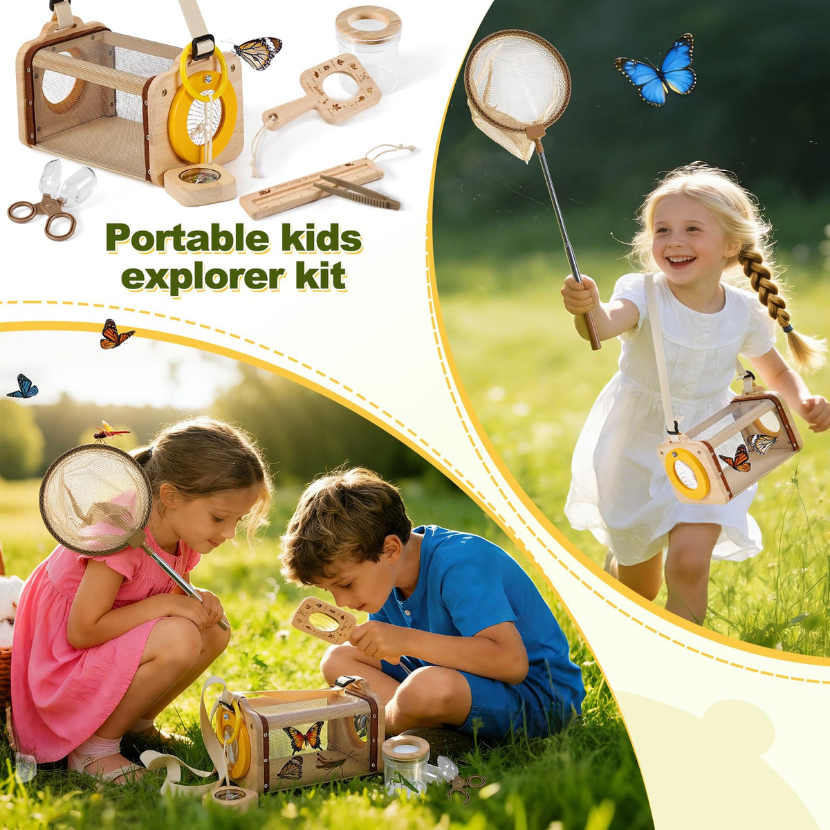 VICAMB bug-catching compass for outdoor exploration navigation.