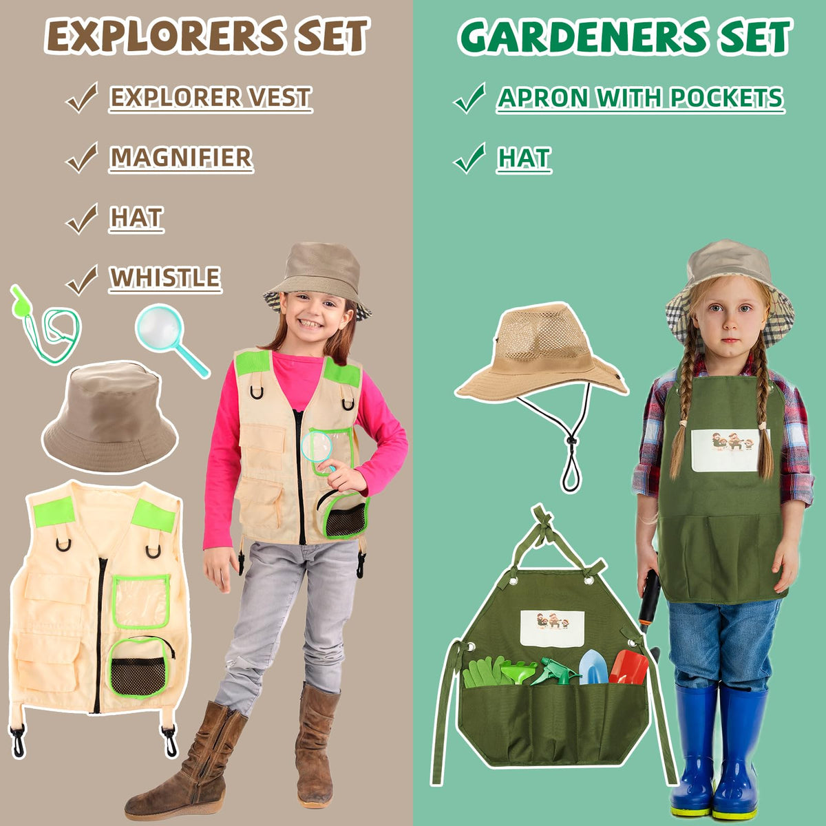 Vicenpal 8 Sets astronaut costume for kids sparks curiosity and space-themed adventures