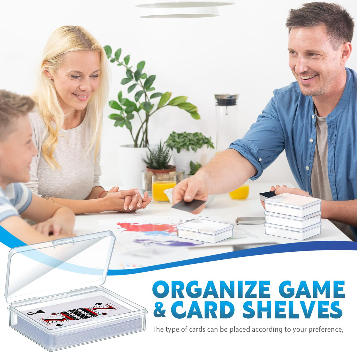 Vicenpal sturdy PP material protects cards from damage.