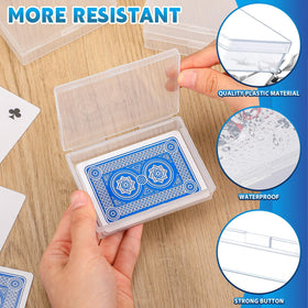 Vicenpal card box open snap design enables quick access to cards.