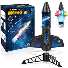 VICHTOP Rocket Launcher in action for outdoor fun with kids