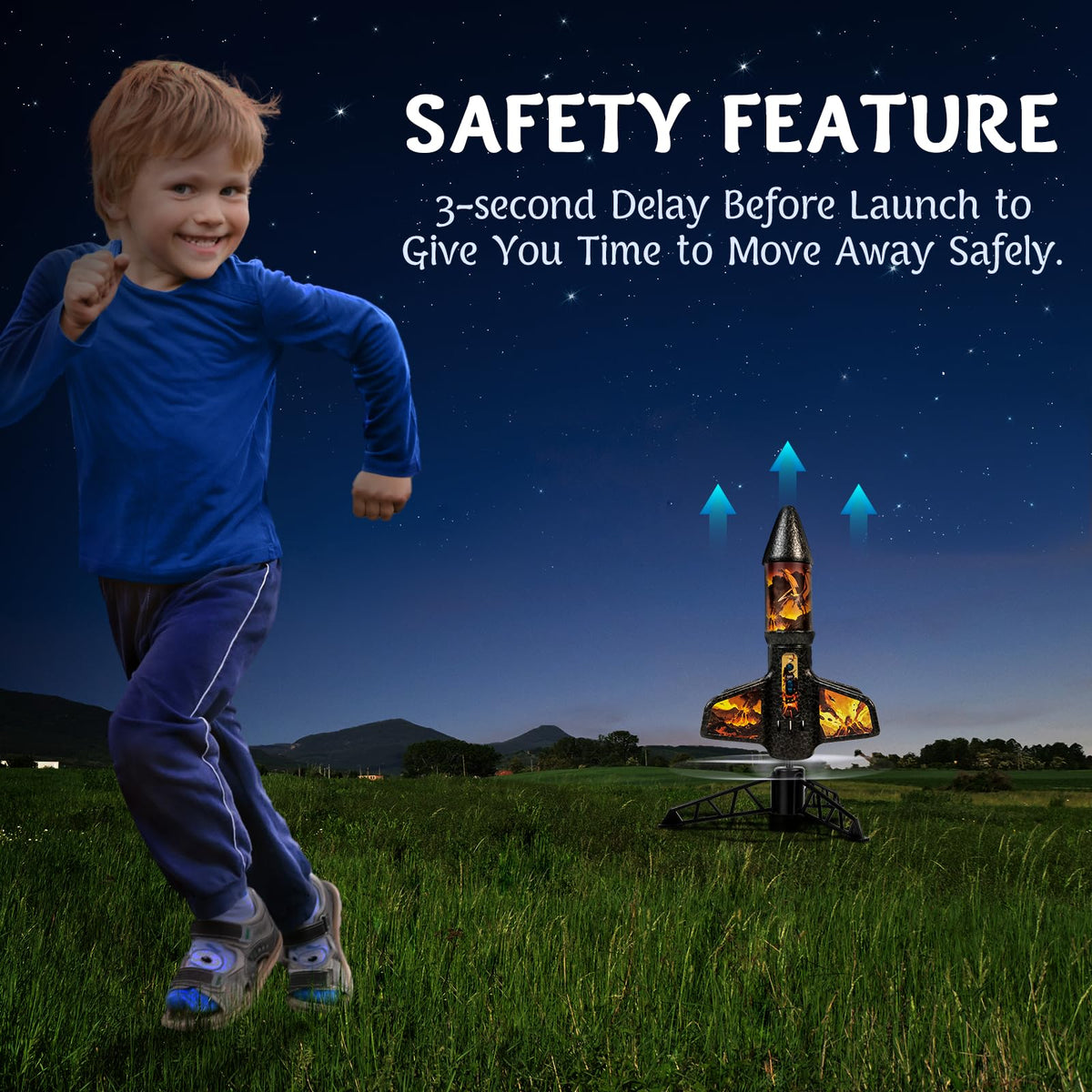 VICHTOP safe, stable design with lightweight propellers for kids