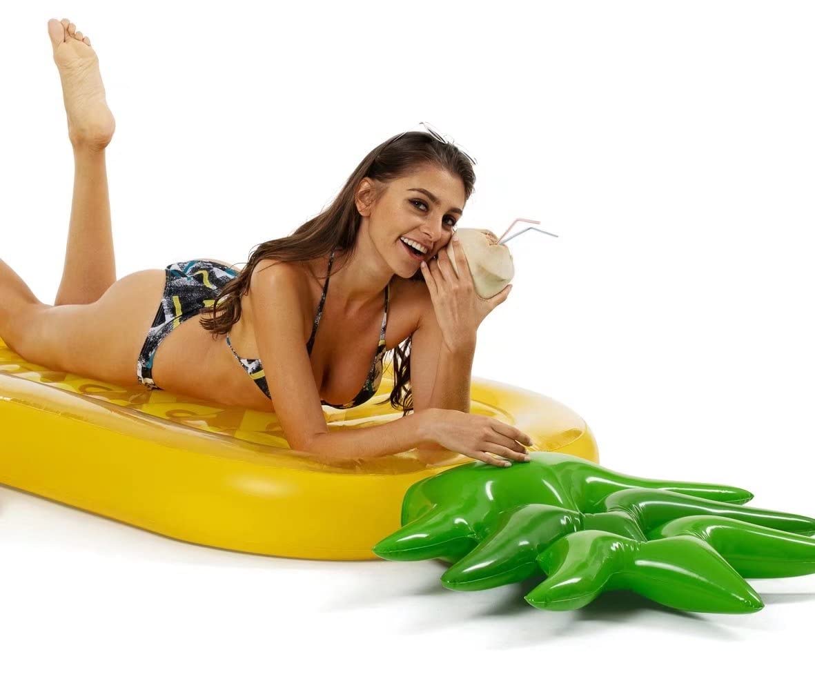 VicKEA inflatable pool float with large space for adults and kids