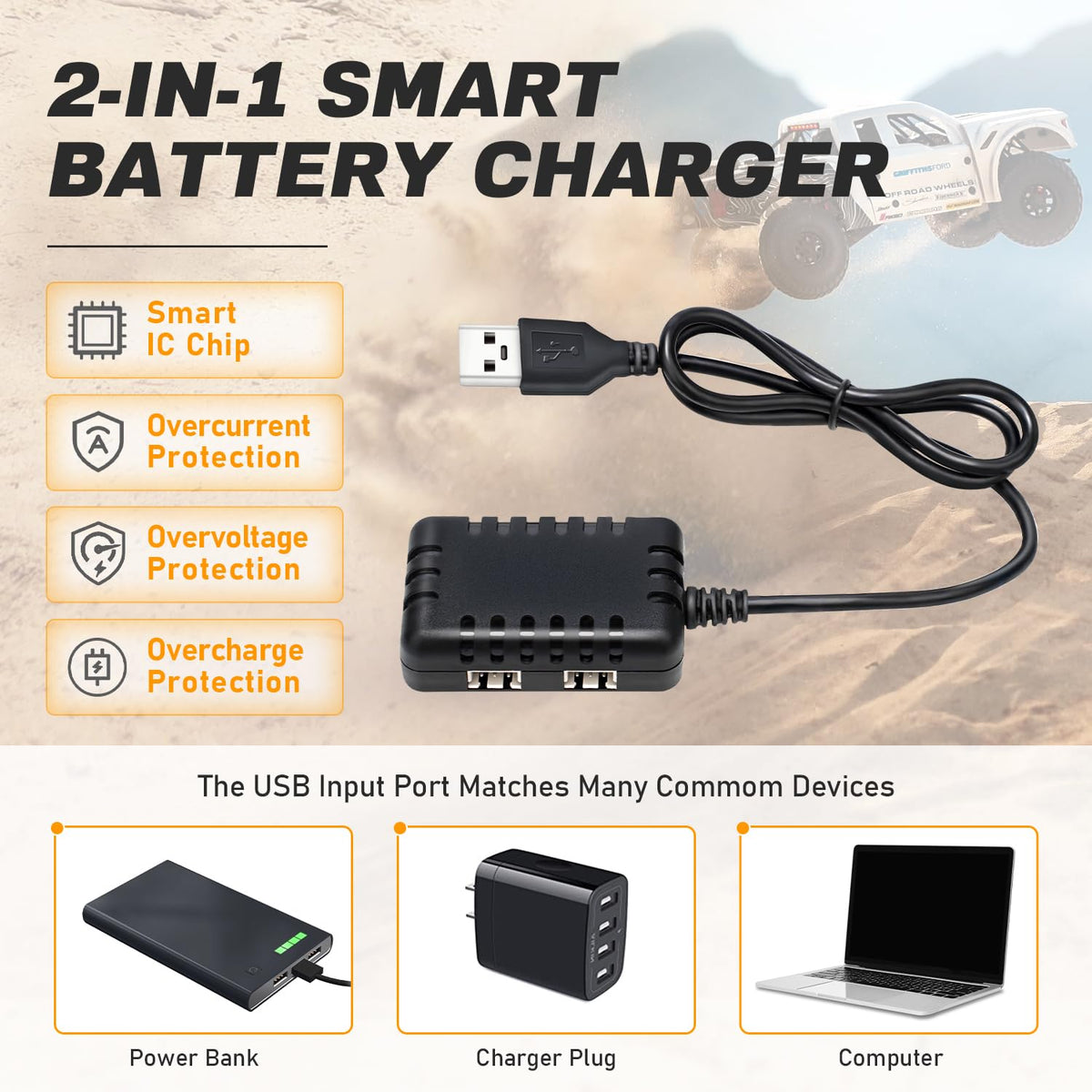 VICMILE battery compartments fit view, compact dimensions fit WLtoys bays.