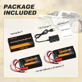 VICMILE battery weighs 53.2g for easy mounting.