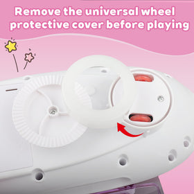 victob pink airplane made of durable ABS plastic for safe play
