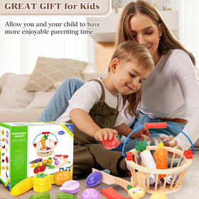Victostar magnetic slice design encourages interactive learning during play.