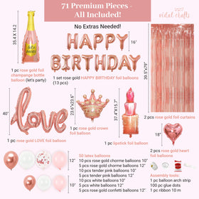 Vidal Crafts crown foil balloon adds regal flair to photos.