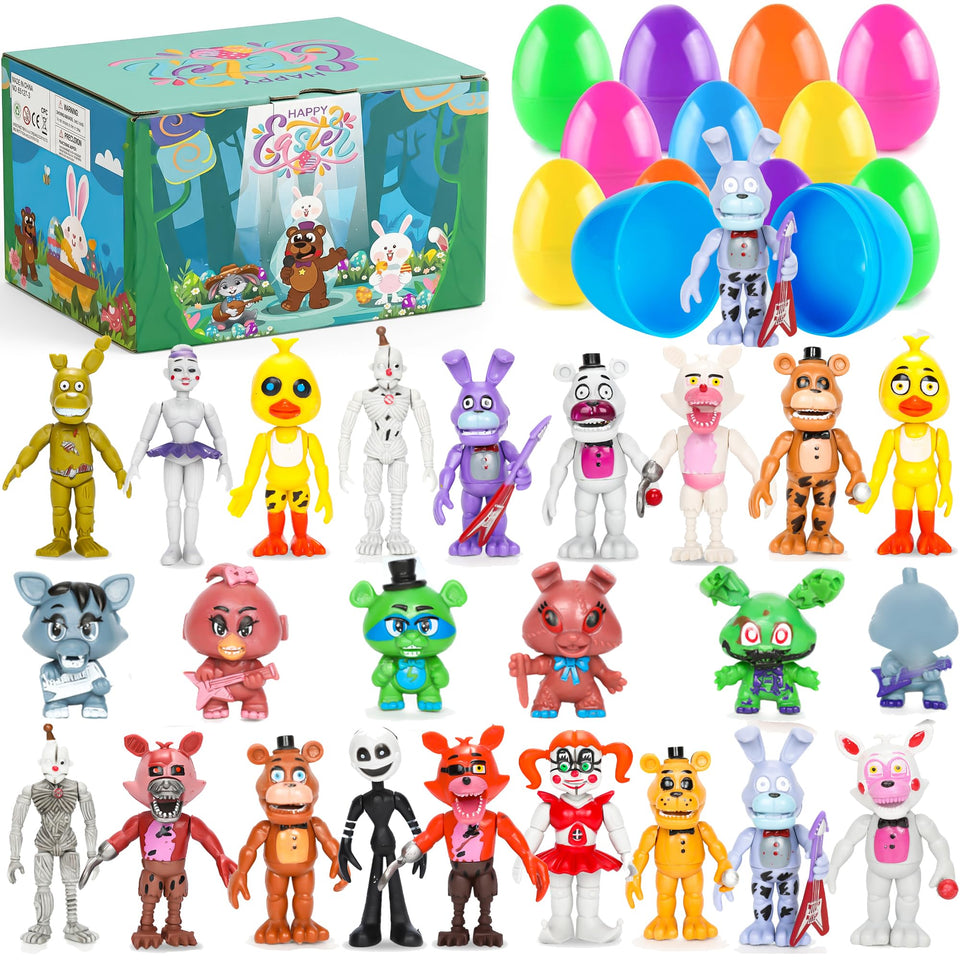Viemebu Easter eggs 24-pack packaging shown for gifting and display
